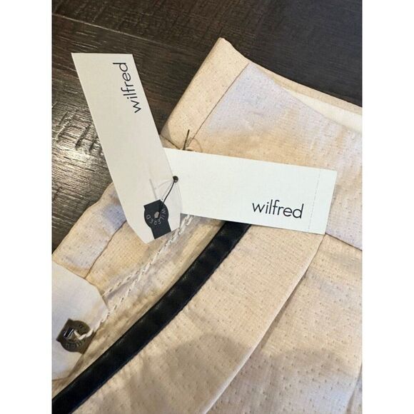 Wilfred Le Fou High Rise Partiment Shorts in Beige NWT Size 8 - Picture 8 of 10